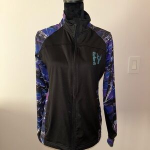 Habit Women's Black and Purple Camo Jacket